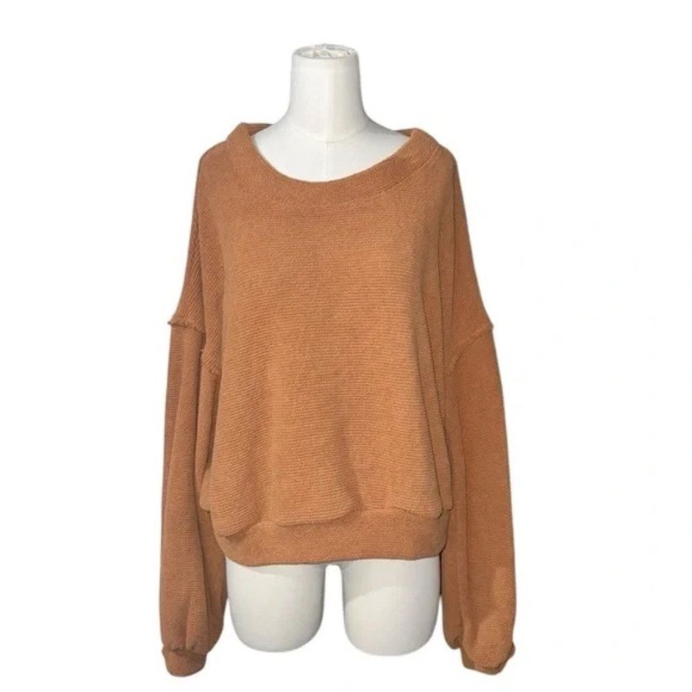 Free People Free people Beach Happy Pullover Rust Orange in Medium Sz Size M / US 6-8 / IT 42-44 - 4 Thumbnail