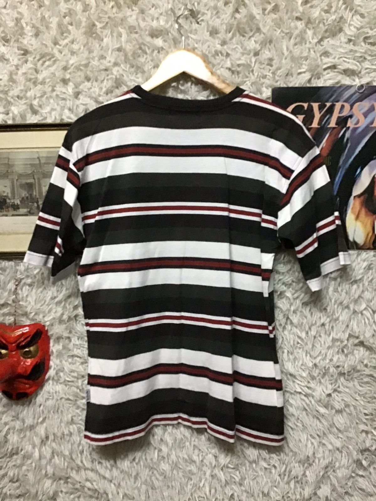Other × Vintage Vintage bi*ch skateboarding stripe black red green white Size US M / EU 48-50 / 2 - 3 Thumbnail