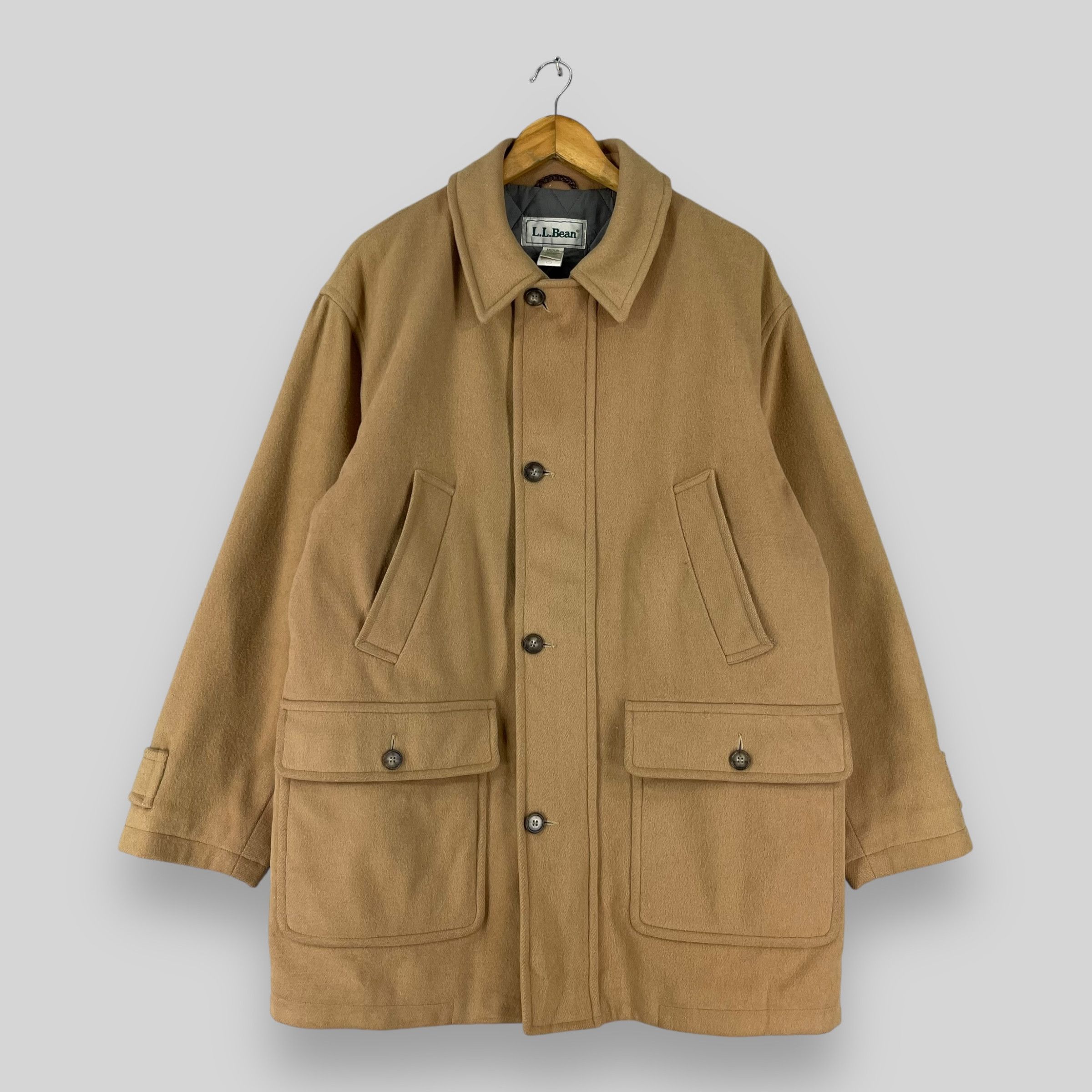 L.L. Bean Vintage LL BEAN Wool Chore Quilted Heavy Jacket Size US M / EU 48-50 / 2 - 1 Thumbnail