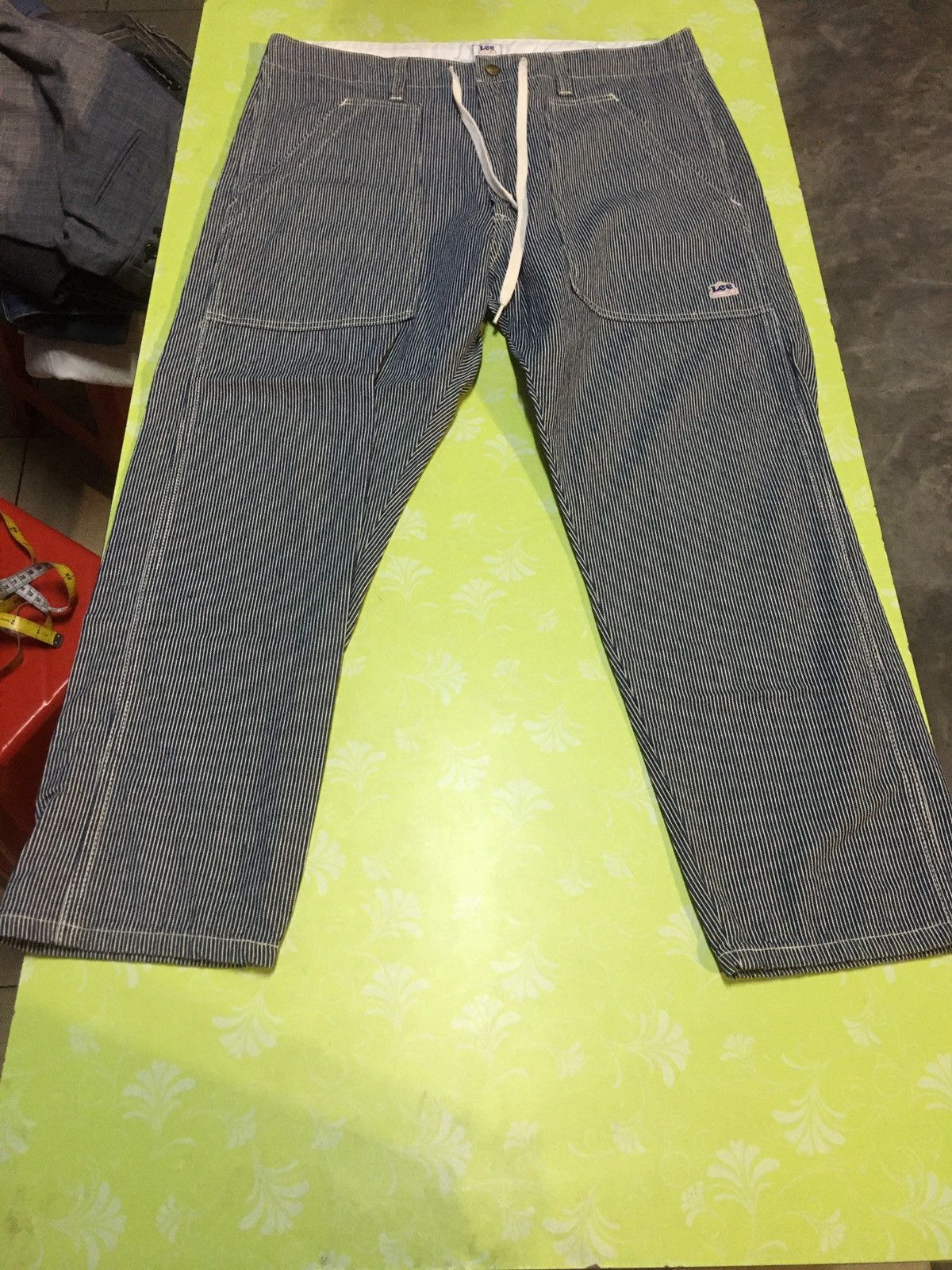 Lee sanforised hickory baker pants