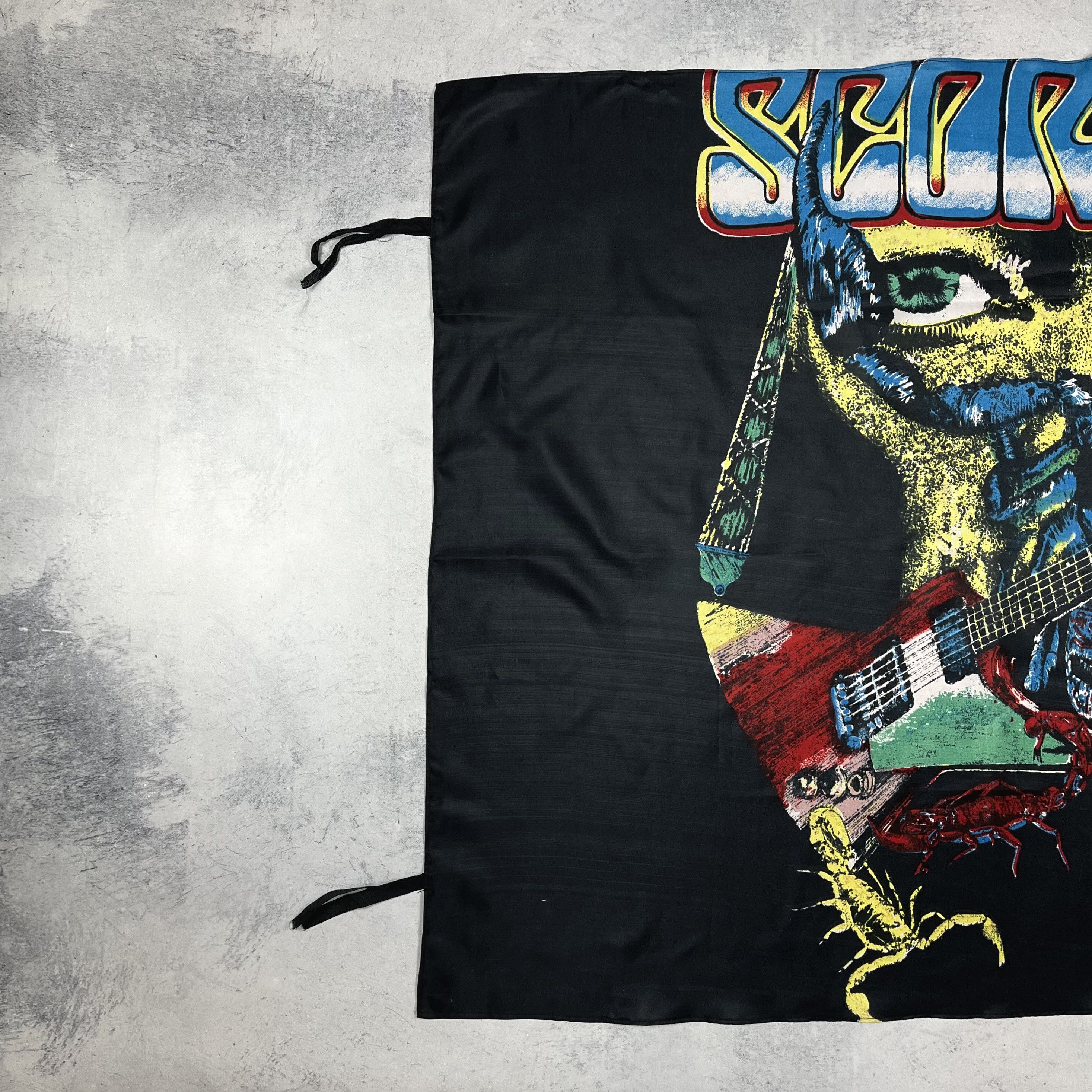 Band Tees Vintage Scorpions Rock Band Flag Poster Tapestry 90’s Size ONE SIZE - 3 Thumbnail