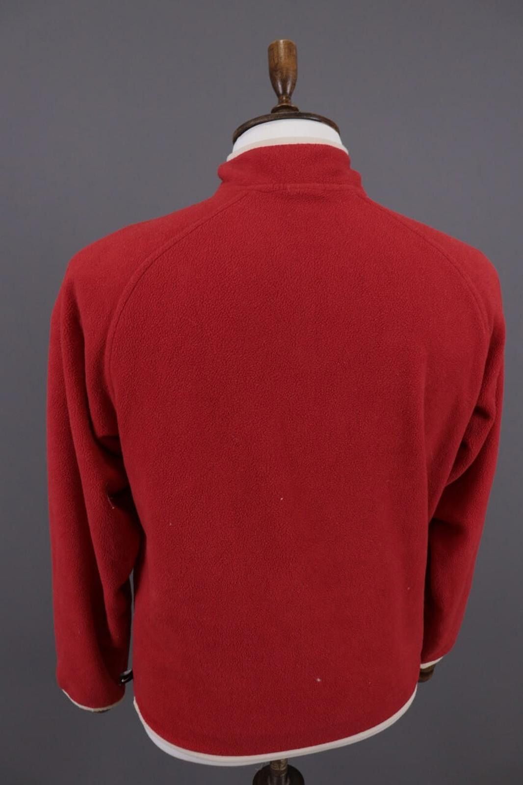 Nike Vintage Nike Red High Fleece Jacket Jumper Sweater Size L Size US L / EU 52-54 / 3 - 10 Thumbnail