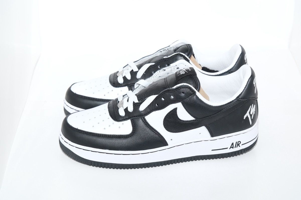 Nike Nike Air Force 1 Low x Terror Squad Black White Size 8.5 Size US 8.5 / EU 41-42 - 5 Thumbnail