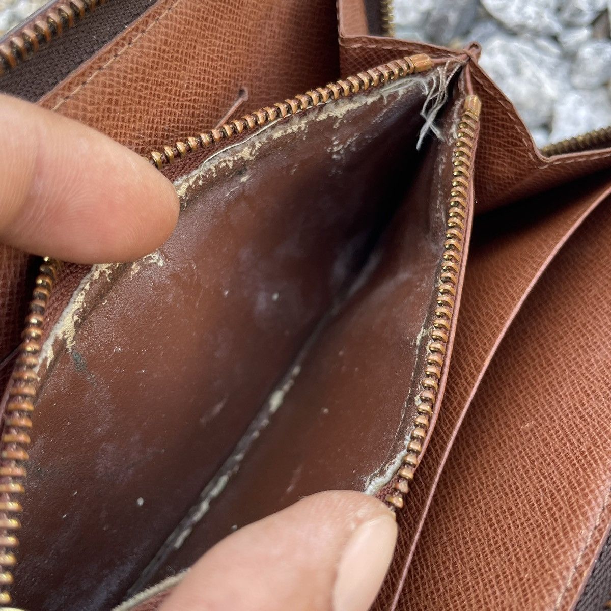 Louis Vuitton × Vintage Louis Vuitton Porte Monnaie Zip Long Wallet Size ONE SIZE - 13 Thumbnail