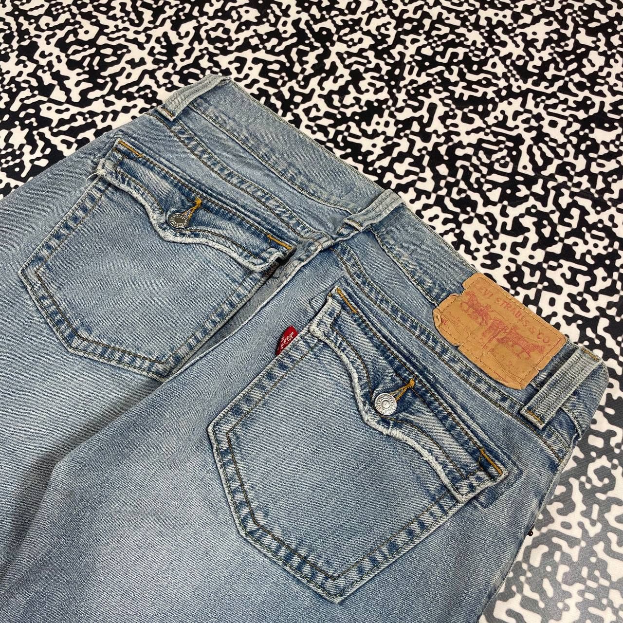 Levi's Vintage Clothing Vintage Y2K Levis 504 Flared Denim Jeans Retro 90s Style Size 30" / US 8 / IT 44 - 7 Thumbnail
