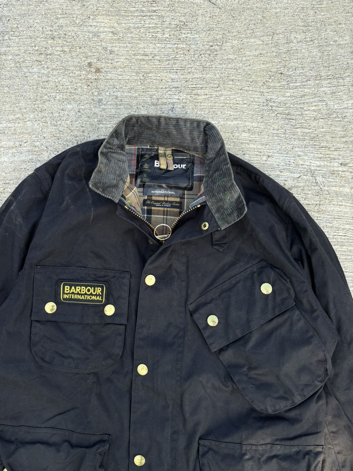 Barbour Barbour wax international jacket black Size US L / EU 52-54 / 3 - 3 Thumbnail