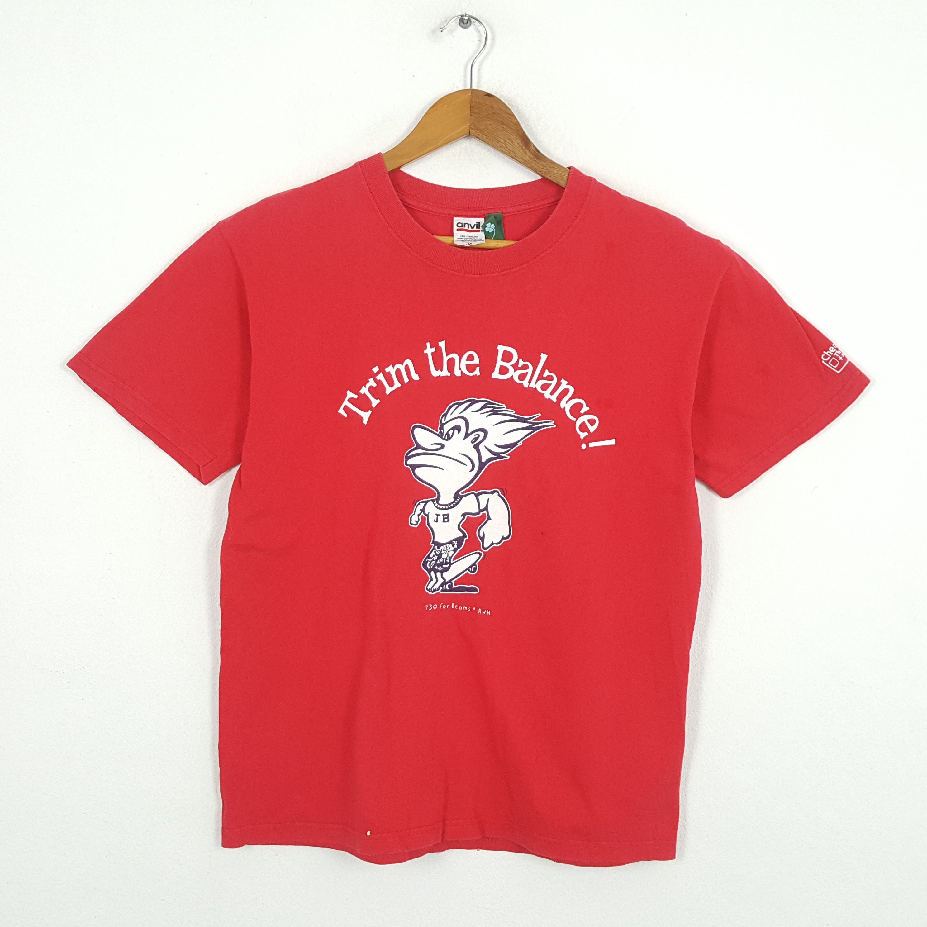 Vintage Vintage TRIM THE BALANCE Streetwear Style T-Shirts Size US L / EU 52-54 / 3 - 1 Thumbnail