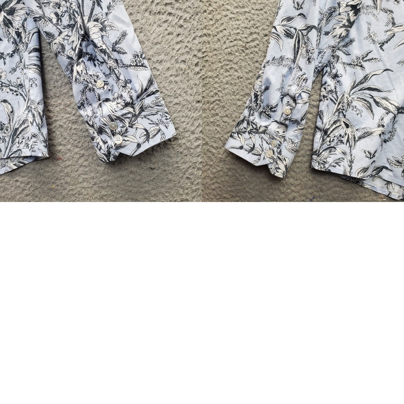 Talbots Talbots Womens 16P Multicolor Palm Leaf Print Non-Iron Long Sleeve Button-Up Shirt Size XXL / US 16-18 / IT 52-54 - 8 Thumbnail