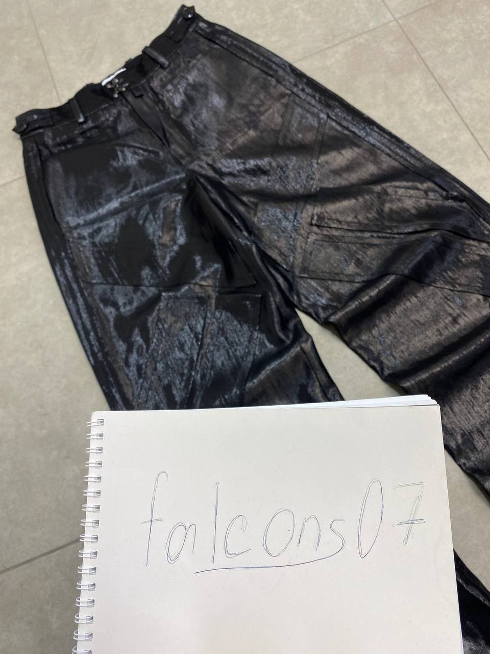Other Pronounce AW20 Glitter Metallic Baggy Runaway Show Pants Size US 32 / EU 48 - 2 Thumbnail