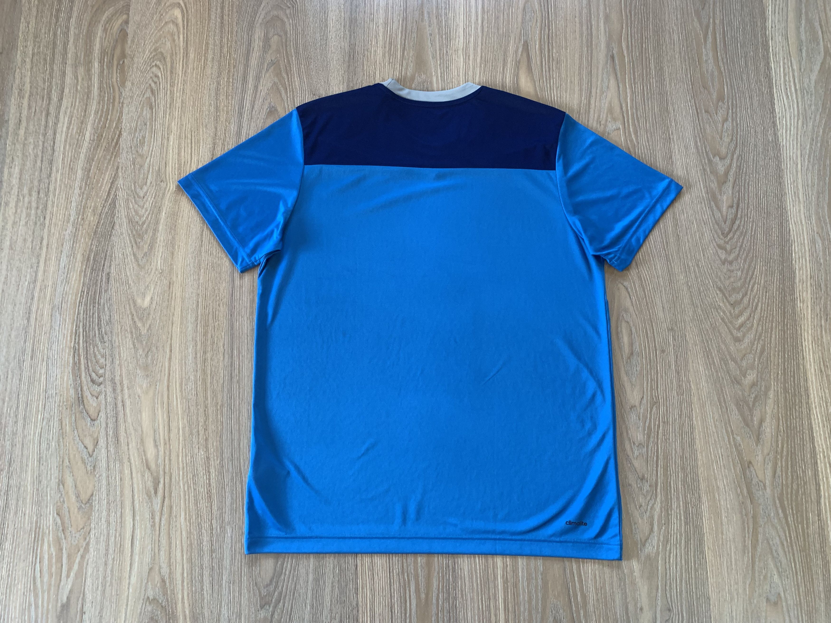 Adidas Adidas Clima Lite Light Blue Training T-Shirt Size US XL / EU 56 / 4 - 3 Thumbnail