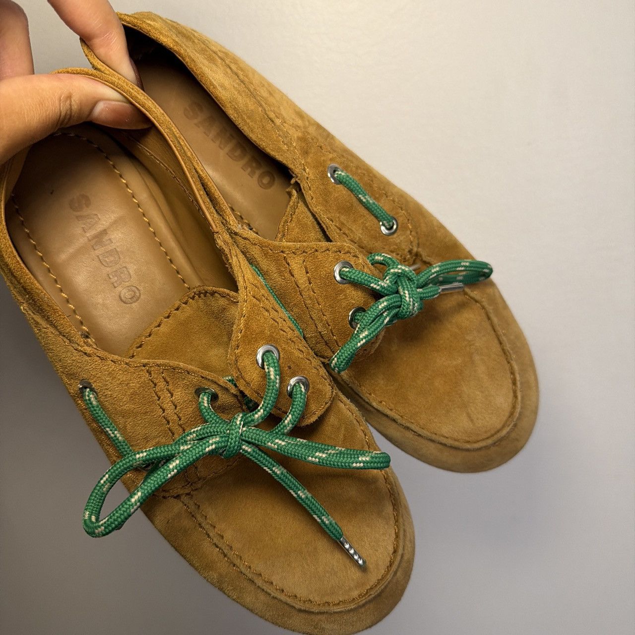 Sandro SANDRO Suede loafer Size US 7.5 / IT 37.5 - 3 Thumbnail