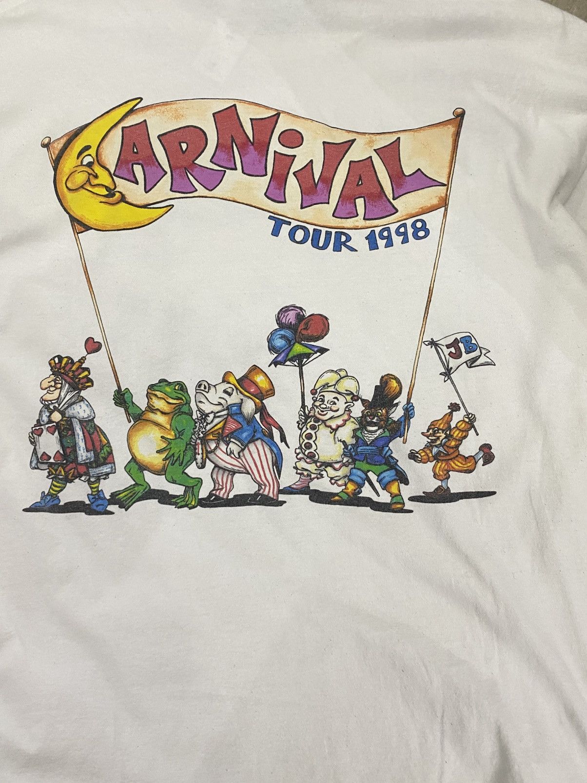 Band Tees VINTAGE 1998 JIMMY BUFFETT CARNIVAL TOUR Size US XL / EU 56 / 4 - 4 Thumbnail