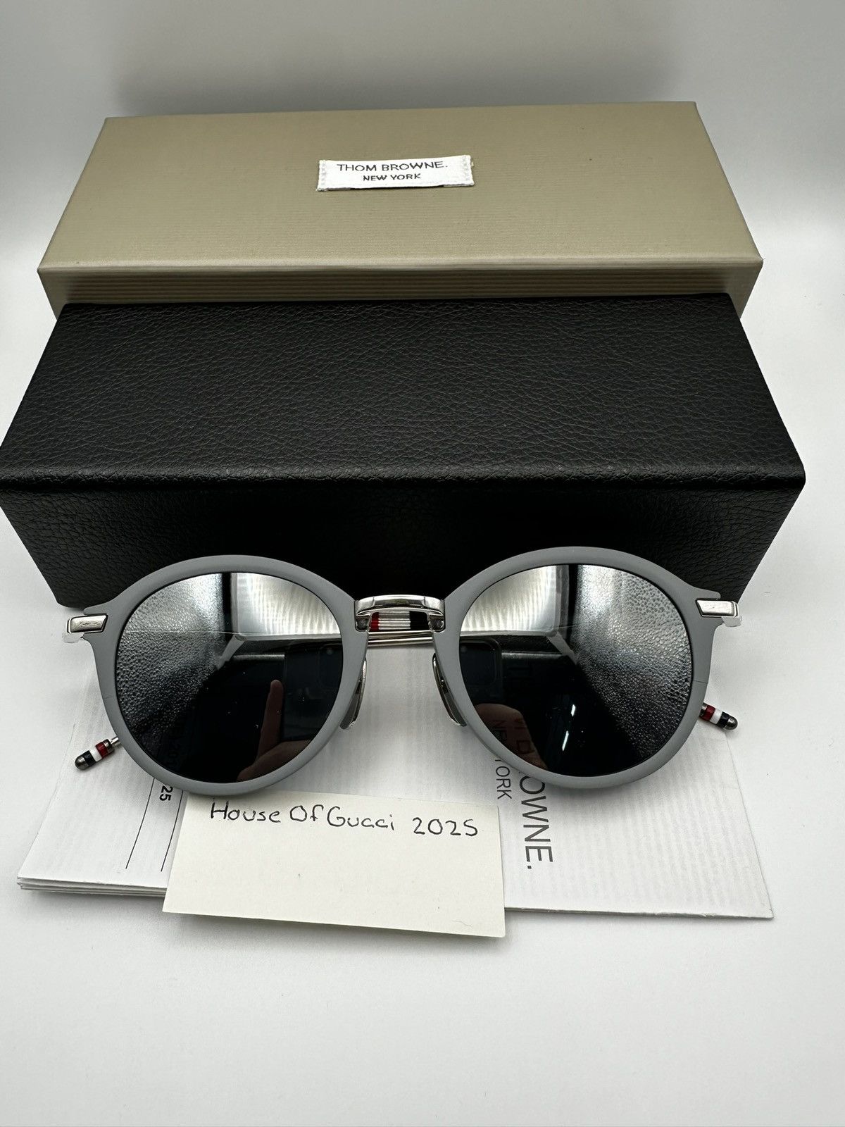 Thom Browne Thom Browne Club Master Sunglasses Size ONE SIZE - 3 Thumbnail