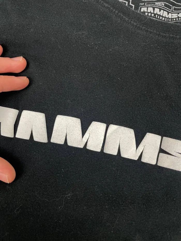 Vintage Vintage Rammstein T-Shirt Metal Rock Band Y2K Size US XXL / EU 58 / 5 - 12 Thumbnail