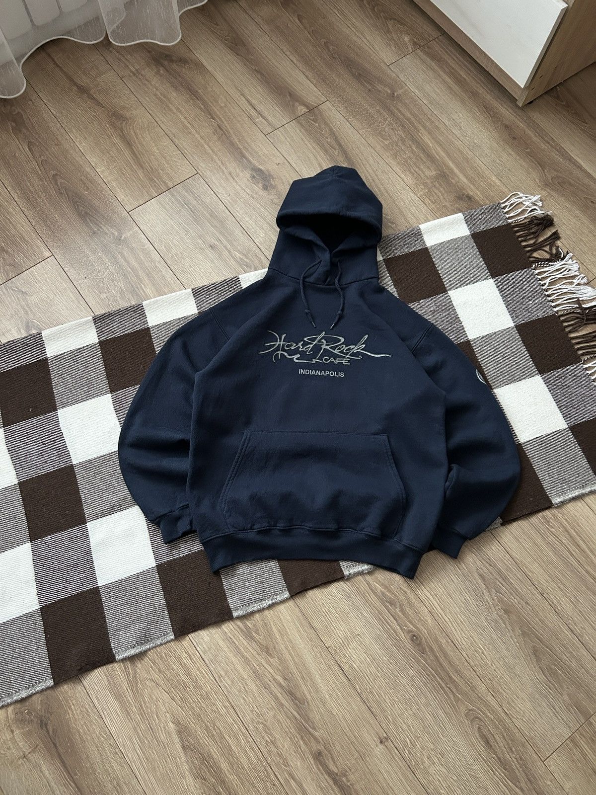 Vintage Hard Rock big logo Jcno style hoodies made in usa