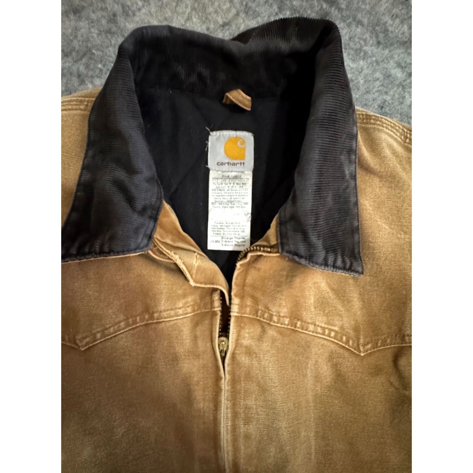 Carhartt Carhartt Santa Fe Jacket Mens XL Brown Quilted Lined Regular Coat Size US XL / EU 56 / 4 - 7 Thumbnail