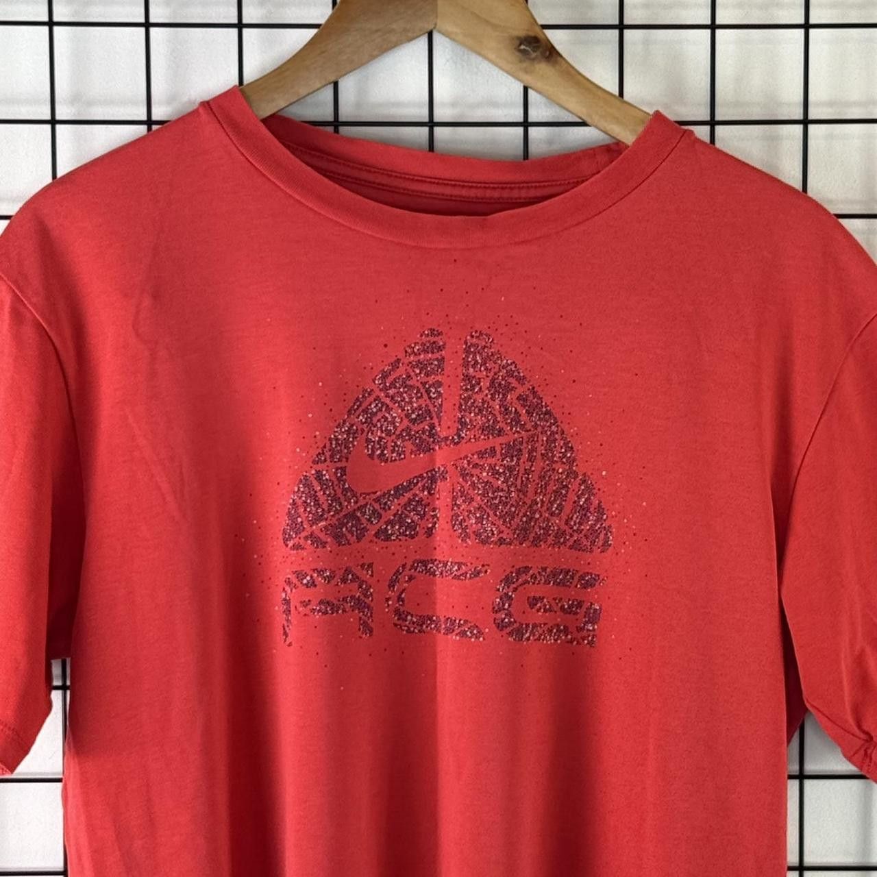 Nike ACG Nike Vintage 90s ACG Logo T shirt RED Size US M / EU 48-50 / 2 - 3 Thumbnail