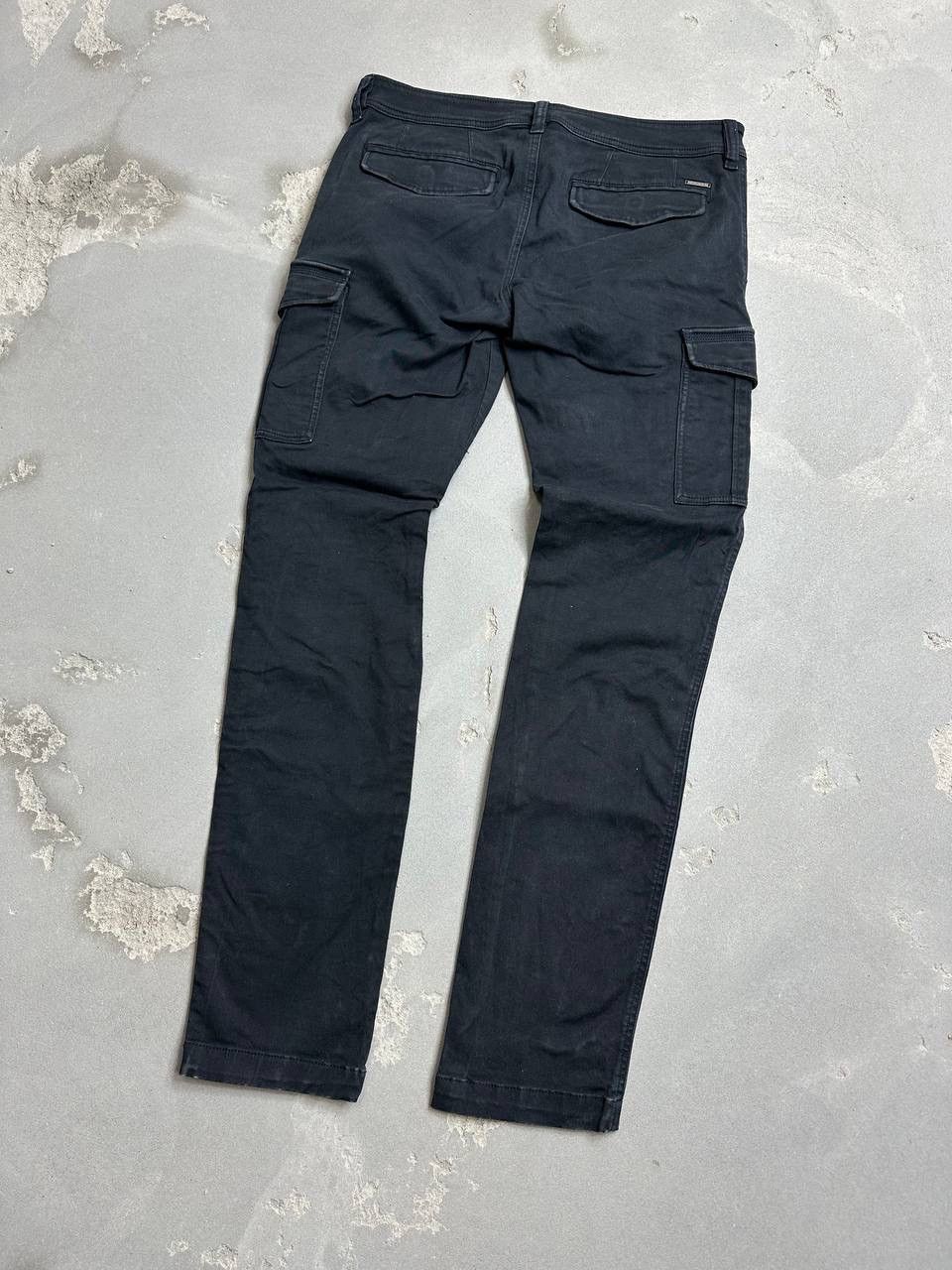 Diesel 👹Vintage Diesel Cargo Pocket Baggy Pants Size US 33 - 2 Thumbnail