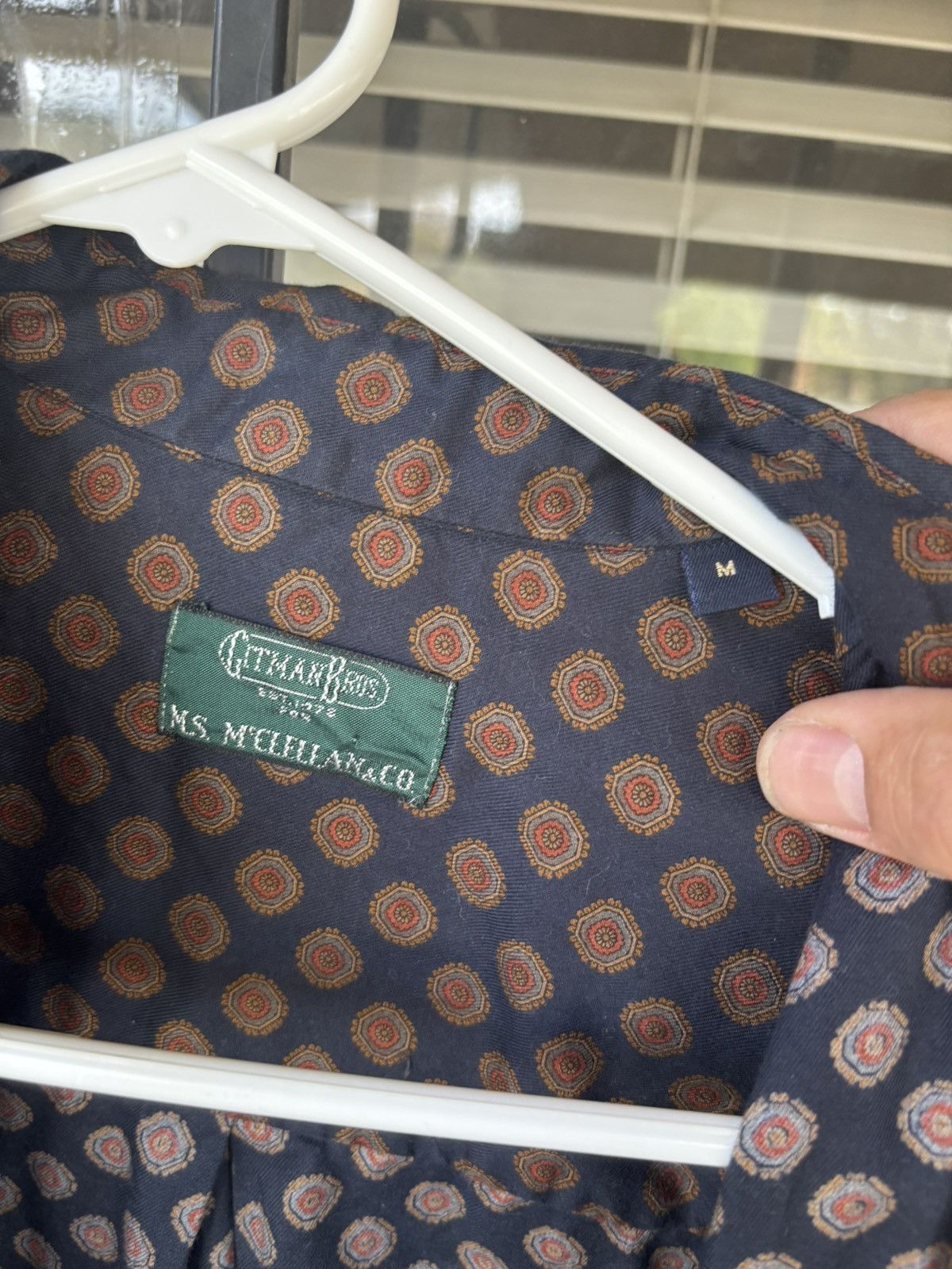 Gitman Bros. Vintage Vintage gitman bros shirt medium Foulard Paisley Floral Size US M / EU 48-50 / 2 - 2 Thumbnail