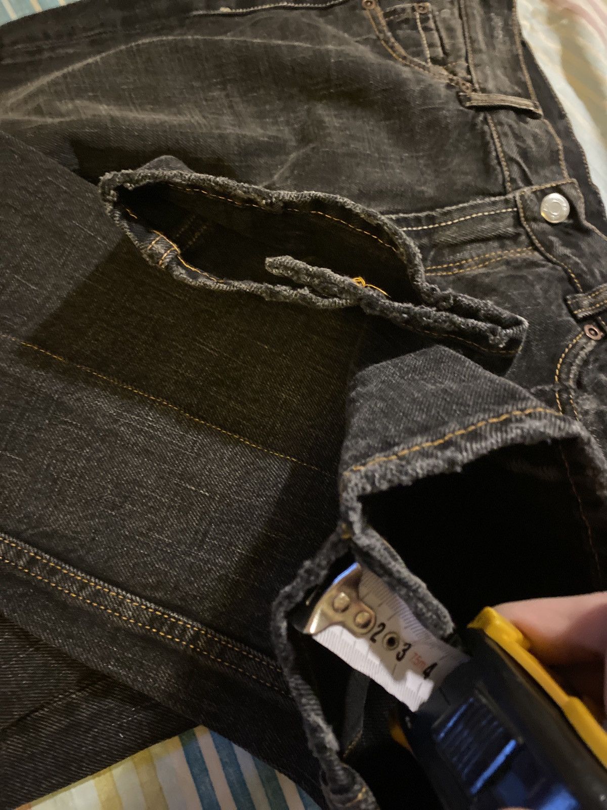 Yohji Yamamoto 2012 Yohji Yamamoto Y-3 denim jeans Size US 29 - 12 Thumbnail