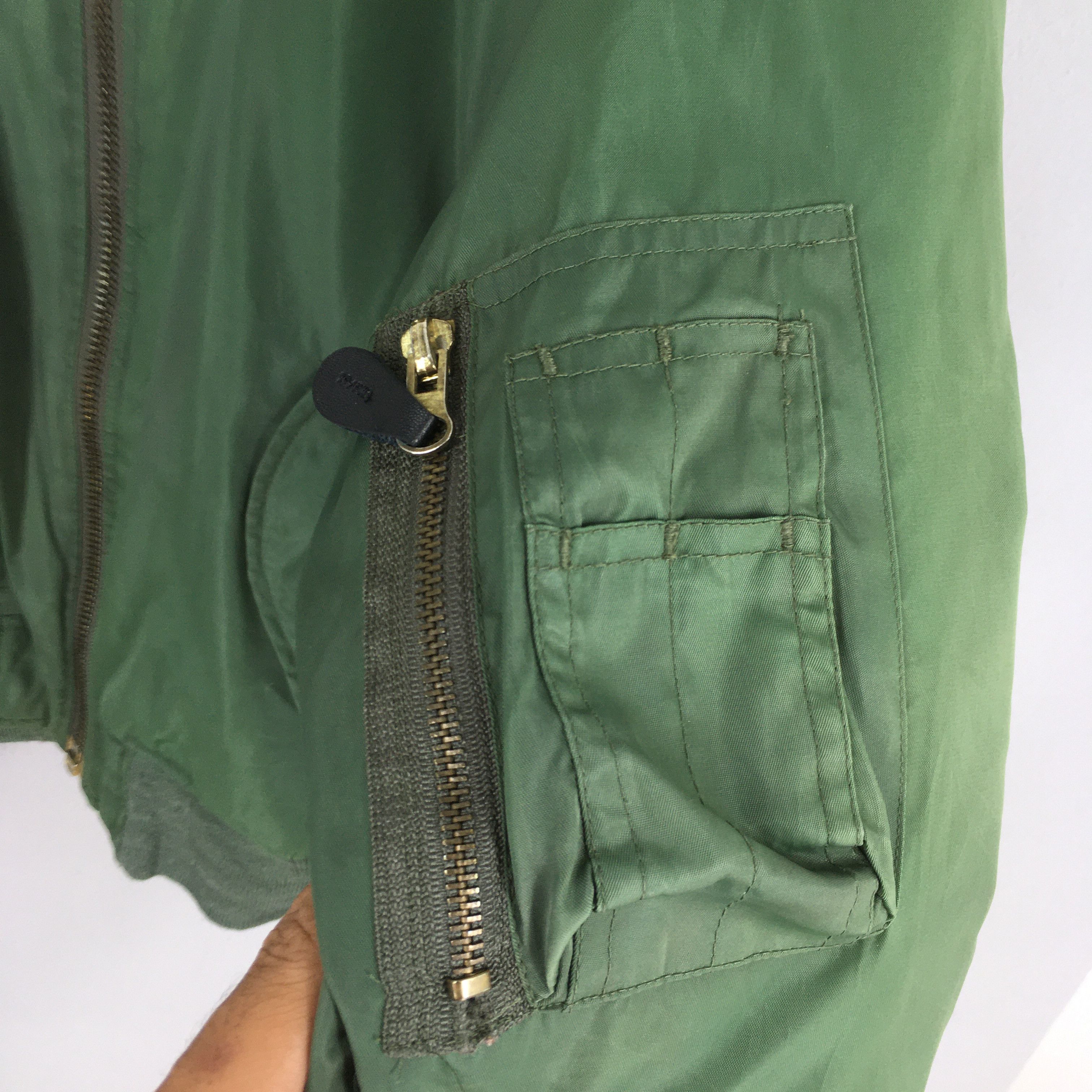 Vintage Vintage 90s MA -1 Reversible Flight Jacket XL Size US XL / EU 56 / 4 - 5 Thumbnail