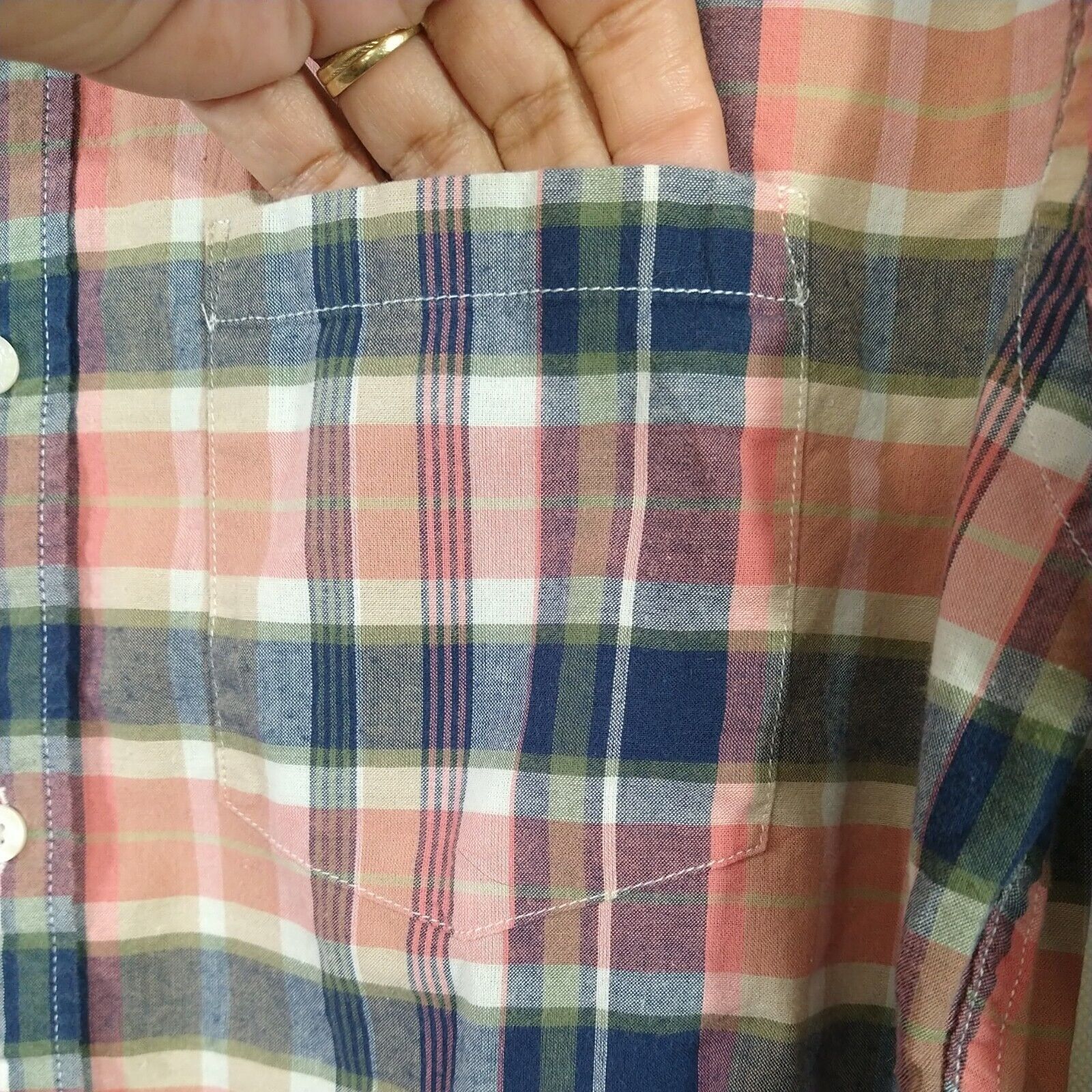 J.Crew J Crew Summer Plaid Button Down Collared Shirt Men Size M Size US M / EU 48-50 / 2 - 3 Thumbnail