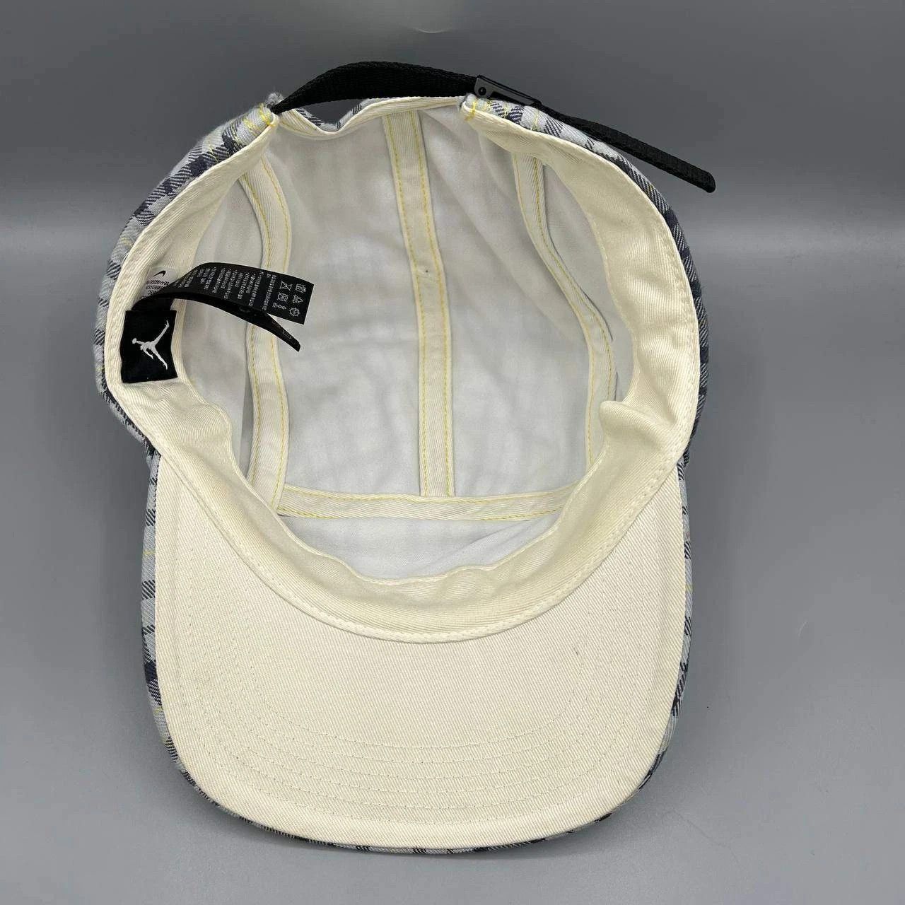 Jordan Brand Air Jordan 5 Panel Hat Men Plaid Jumpman Strap Back Cap New Size ONE SIZE - 2 Thumbnail