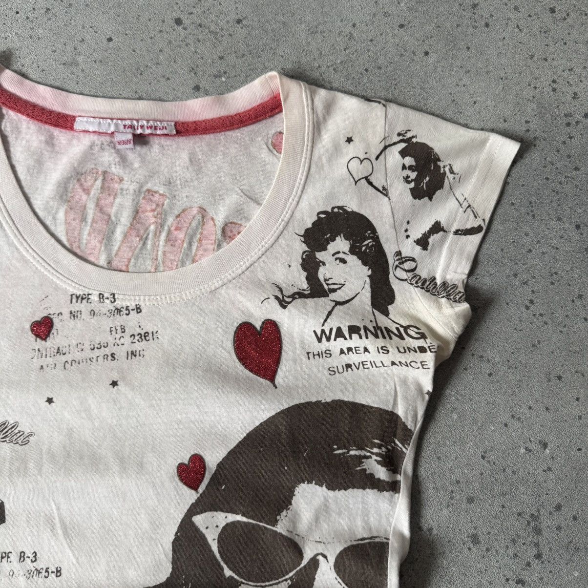 Hysteric Glamour Amazing Y2K Sexy Lady Printed Vintage T-Shirt Size S / US 4 / IT 40 - 4 Thumbnail