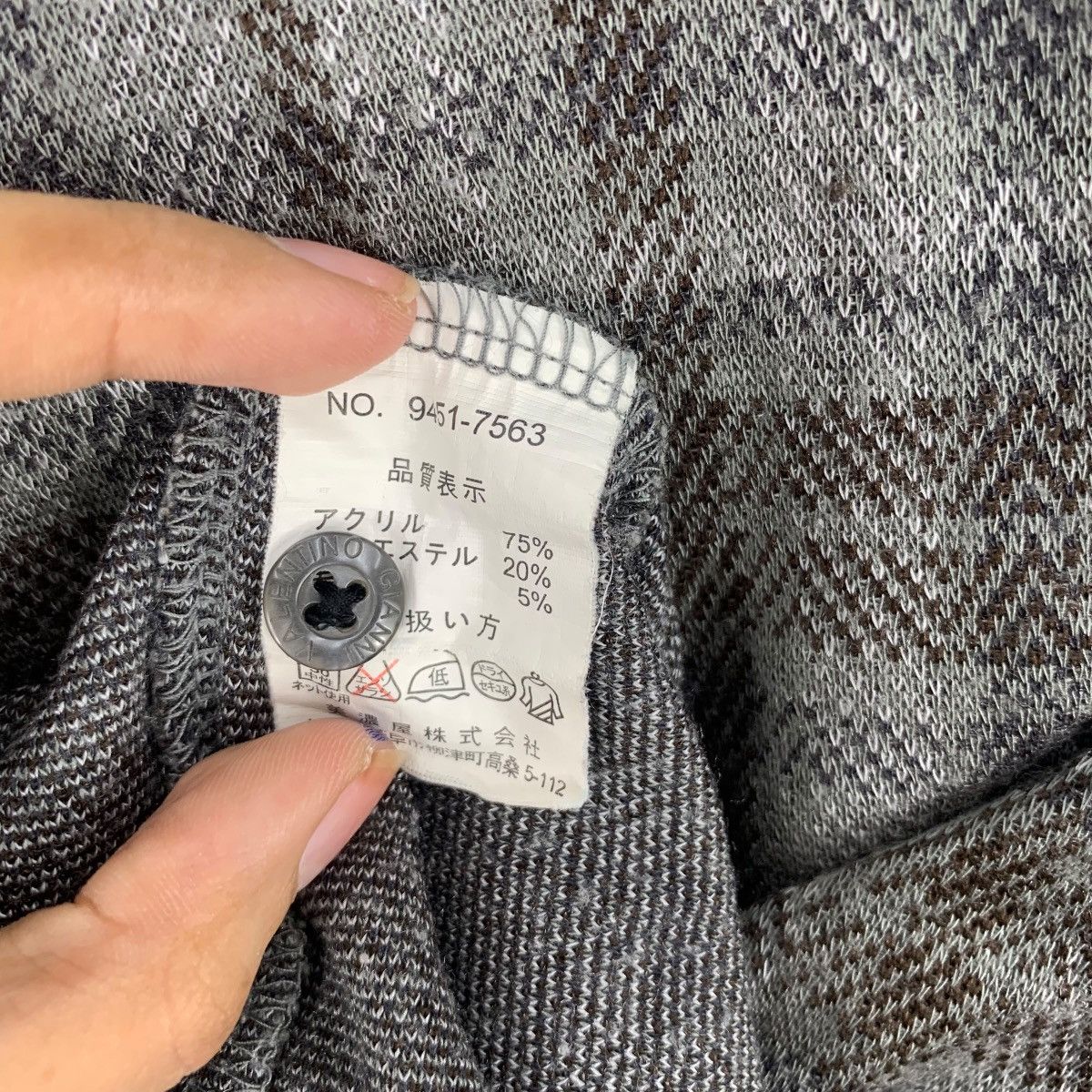 Valentino Vintage GIANNI VALENTINO ITALY Nova Checks Polo Tee Shirt Size US M / EU 48-50 / 2 - 8 Thumbnail