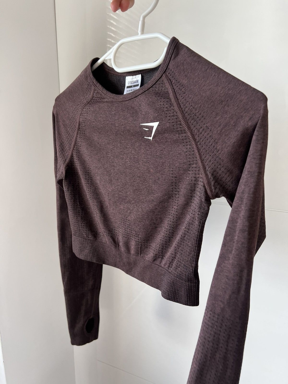 Gymshark ‼️Gymshark Womans Long Sleeve Onyx Straight Fit Gym Top‼️ Size S / US 4 / IT 40 - 9 Thumbnail