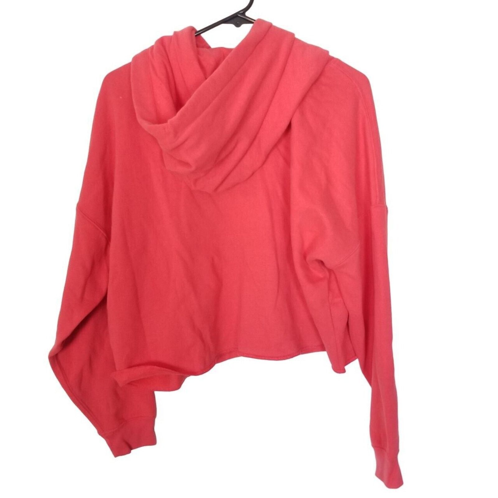 Calvin Klein Calvin Klein Womens Cropped Hoodie Sweatshirt Sz M Coral Size M / US 6-8 / IT 42-44 - 9 Thumbnail