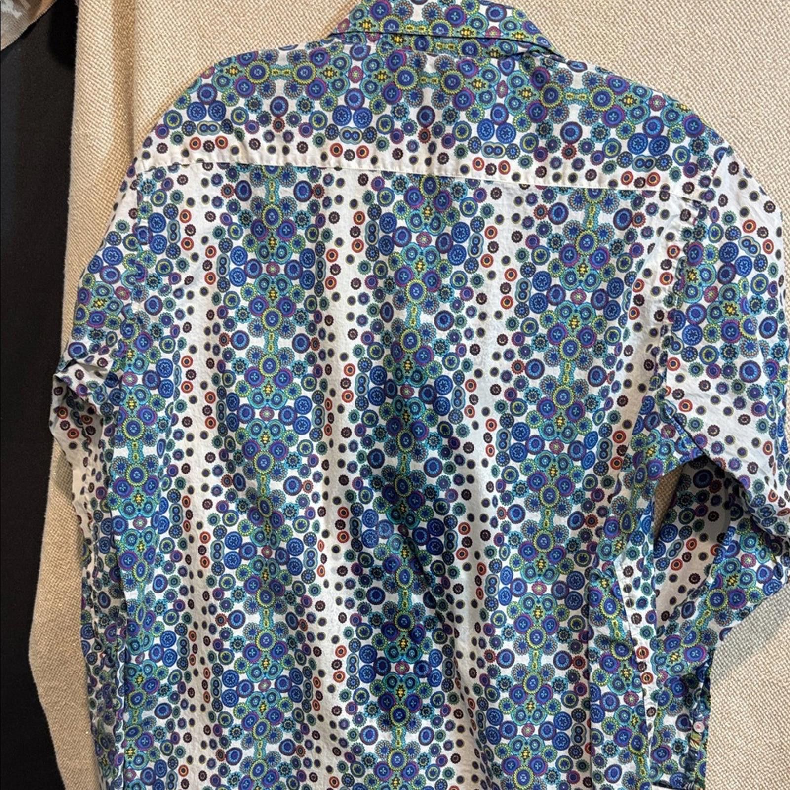 Other Men's Multicolor Casual Button Down Shirt Size US L / EU 52-54 / 3 - 4 Thumbnail