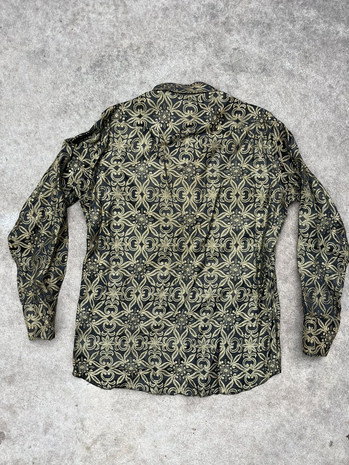 Vintage Vintage Western Golden Paisley Button Up Size US M / EU 48-50 / 2 - 6 Thumbnail
