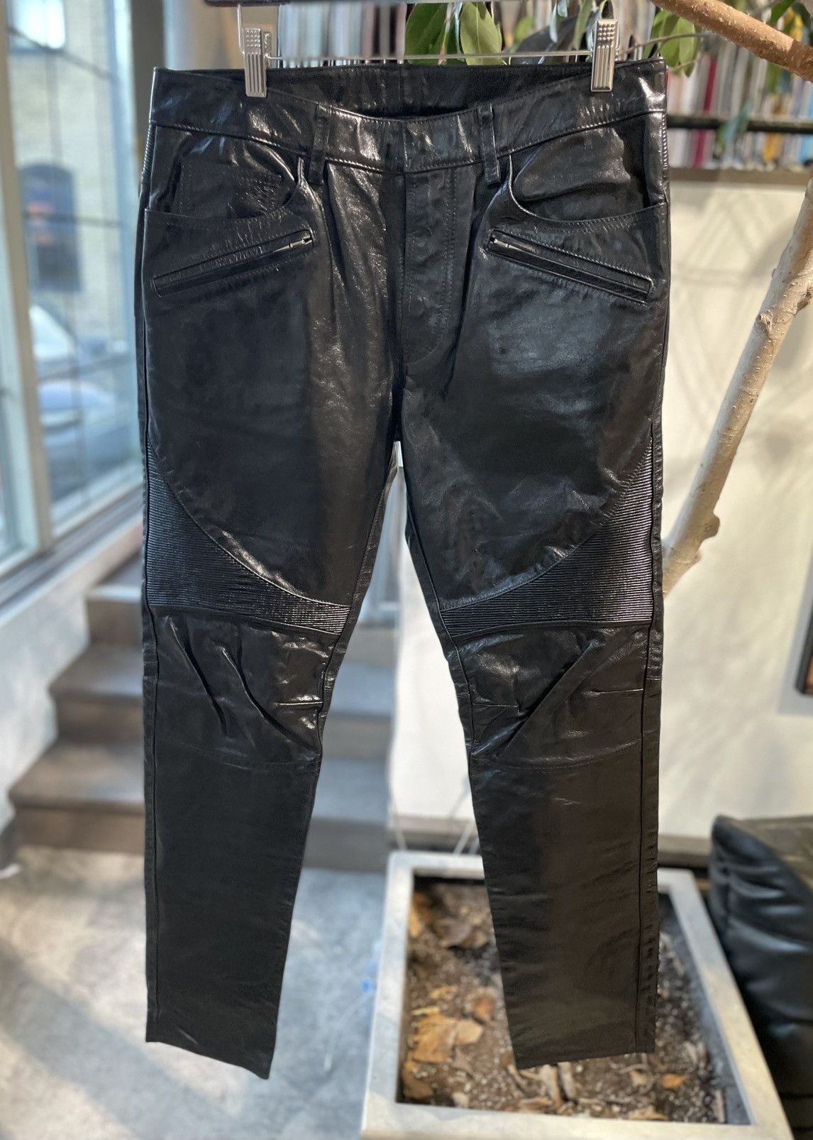 Marcelo Burlon Marcelo Burlon Leather Biker Jeans Size US 32 / EU 48 - 3 Thumbnail