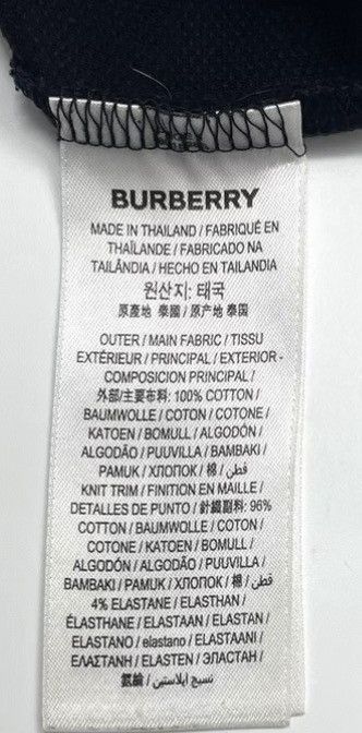 Burberry Burberry Embroidered Logo Short Sleeve Polo Shirt K12 Size US XS / EU 42 / 0 - 5 Thumbnail