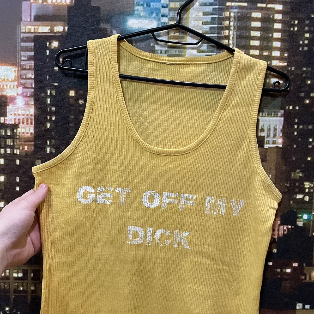 Vintage Vintage 90s Sun Faded Graphic Tank Top Streetwear Humor M Size US M / EU 48-50 / 2 - 4 Thumbnail