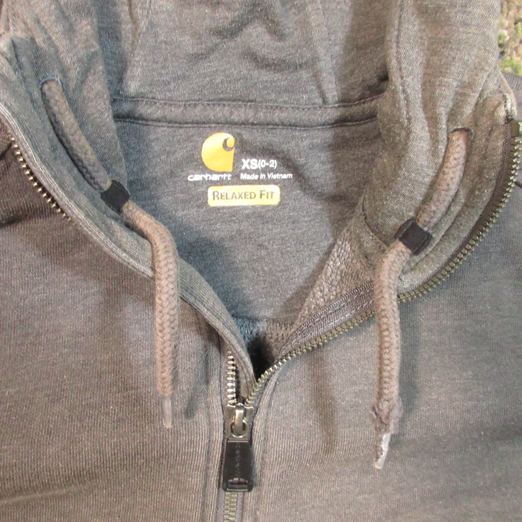 Carhartt Carhartt Hoodie Womens XS Gray Zip Up Rain Defender Hooded Womens Size XS / US 0-2 / IT 36-38 - 3 Thumbnail