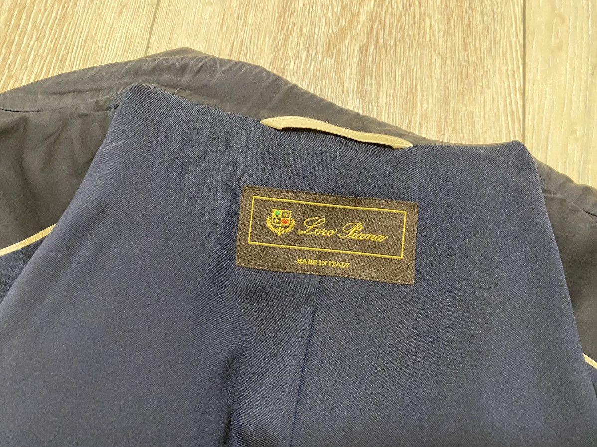Loro Piana Loro Piana Double Breasted Men Blazer Coat Size 46R - 4 Thumbnail