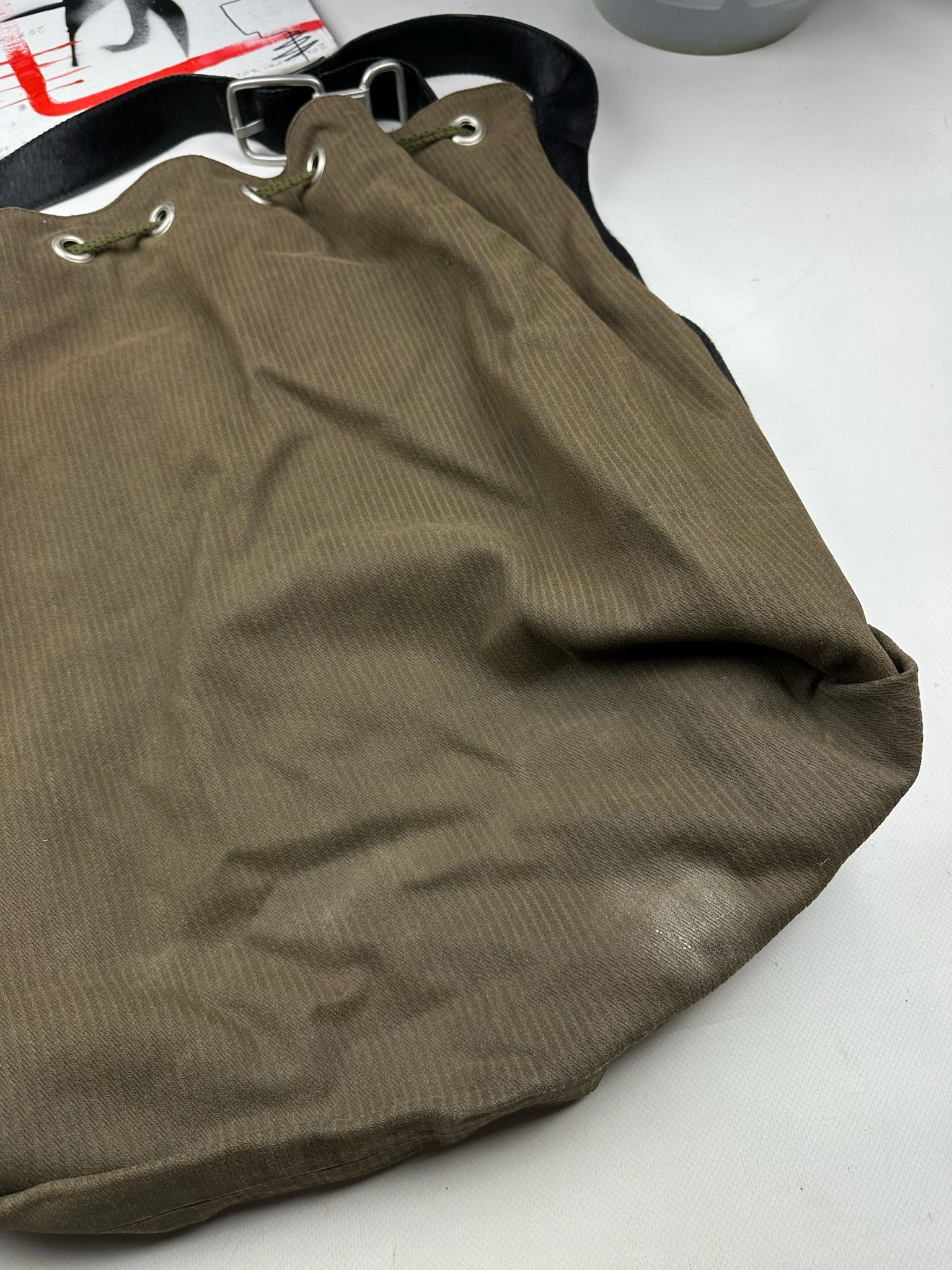 2000s Dolce & Gabbana Black army Cargo Shoulder Bag