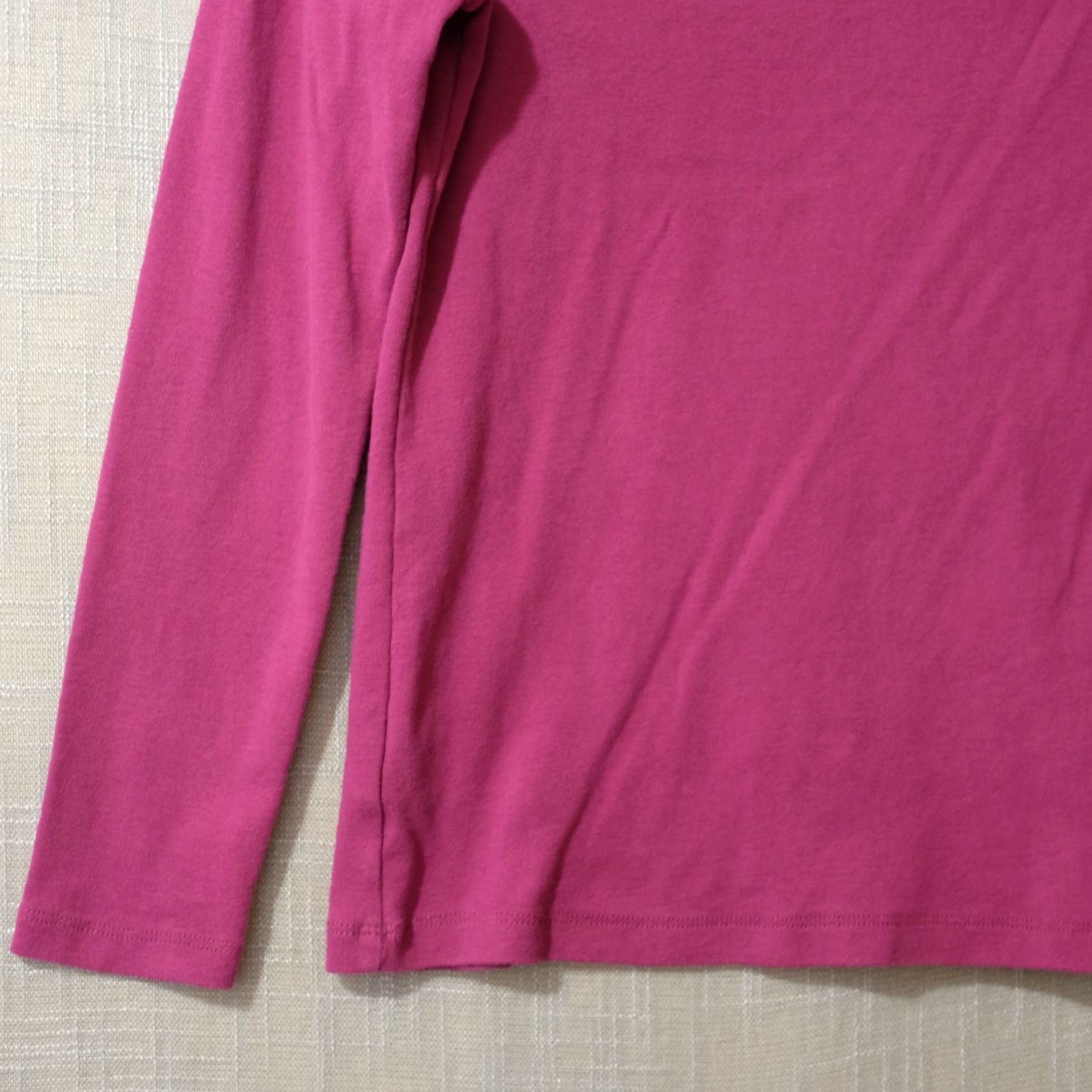 Vintage White Stag Longsleeve Top Floral Raspberry 100% Cotton Women's M Shirt Casual Sleeve Knit T-Shirt NO Size M / US 6-8 / IT 42-44 - 7 Thumbnail