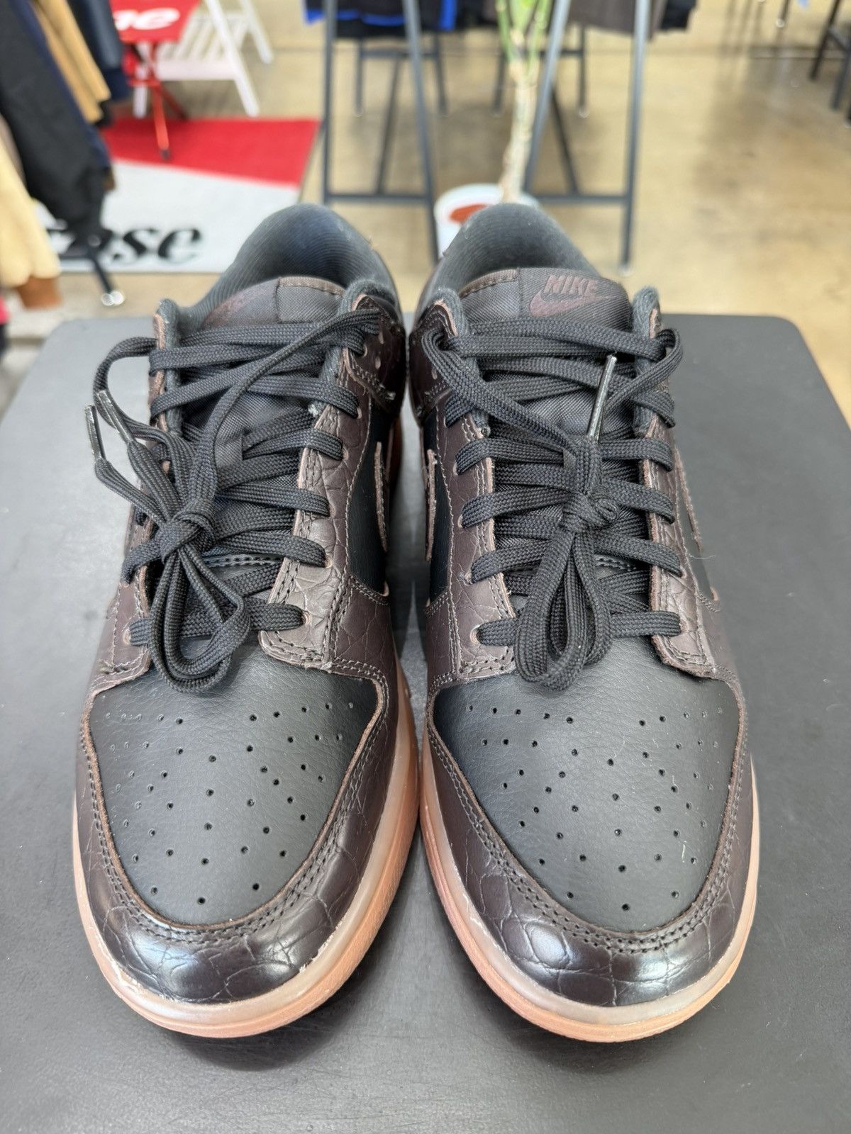 Nike Nike Dunk Low Velvet Brown Black Size 9 (2022) Size US 9 / EU 42 - 2 Thumbnail