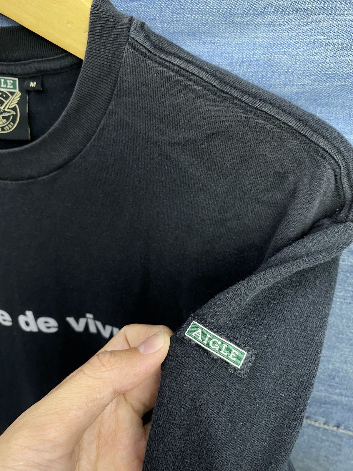 If Six Was Nine × Japanese Brand × Le Grande Bleu (L.G.B.) 2000s joie de vivre aigle longsleeve Size US M / EU 48-50 / 2 - 4 Thumbnail
