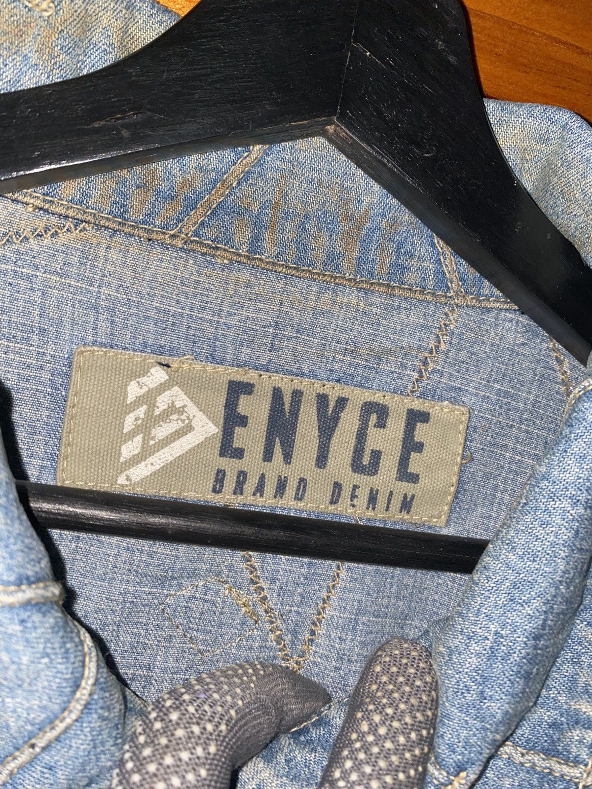 Enyce Vintage Y2K Enyce Two-Tone Contrast Stitch Denim Jacket XXL Size US XXL / EU 58 / 5 - 8 Thumbnail