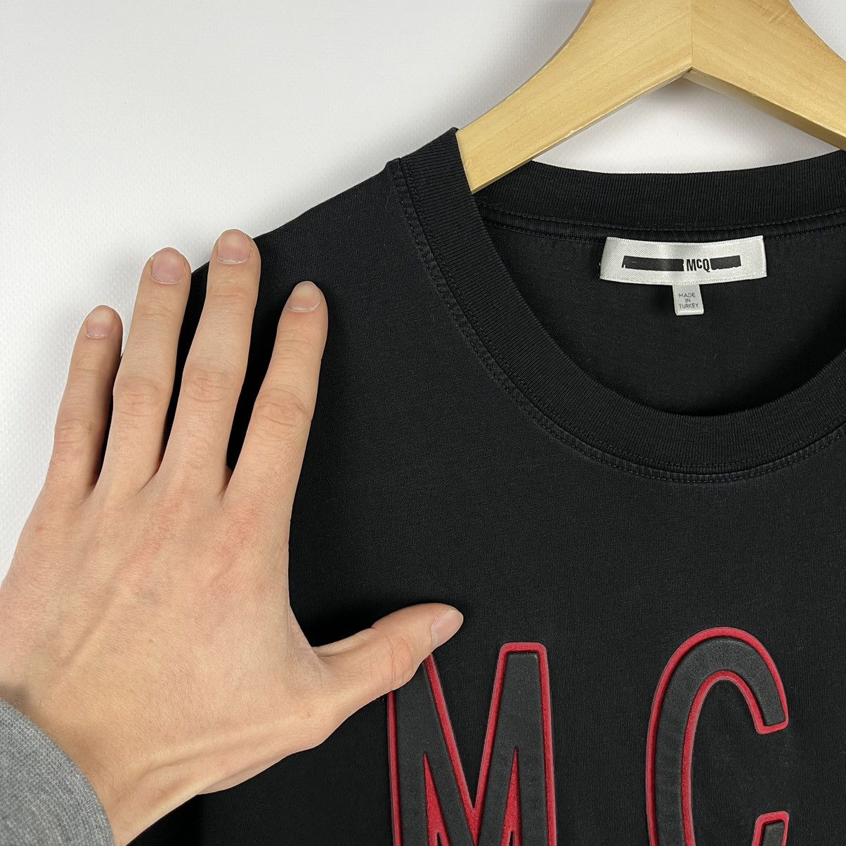 Alexander McQueen Designer Alexander McQueen big logo MCQ tee Size US XL / EU 56 / 4 - 7 Thumbnail