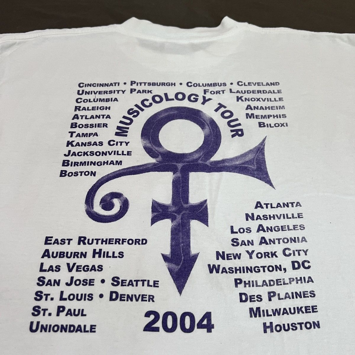 Rap Tees Vintage 2004 Prince MUSICOLOGY TOUR Tee R&B Funk Psychedelic Size US L / EU 52-54 / 3 - 5 Thumbnail