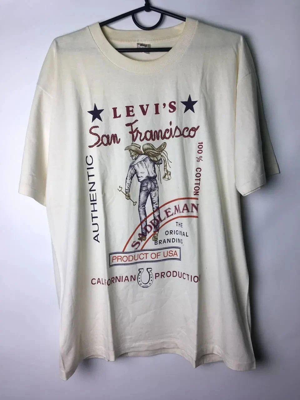 Other VINTAGE LEVI’S SADDLEMAN T SHIRT(80s-90s) Size XL Size US XL / EU 56 / 4 - 1 Thumbnail