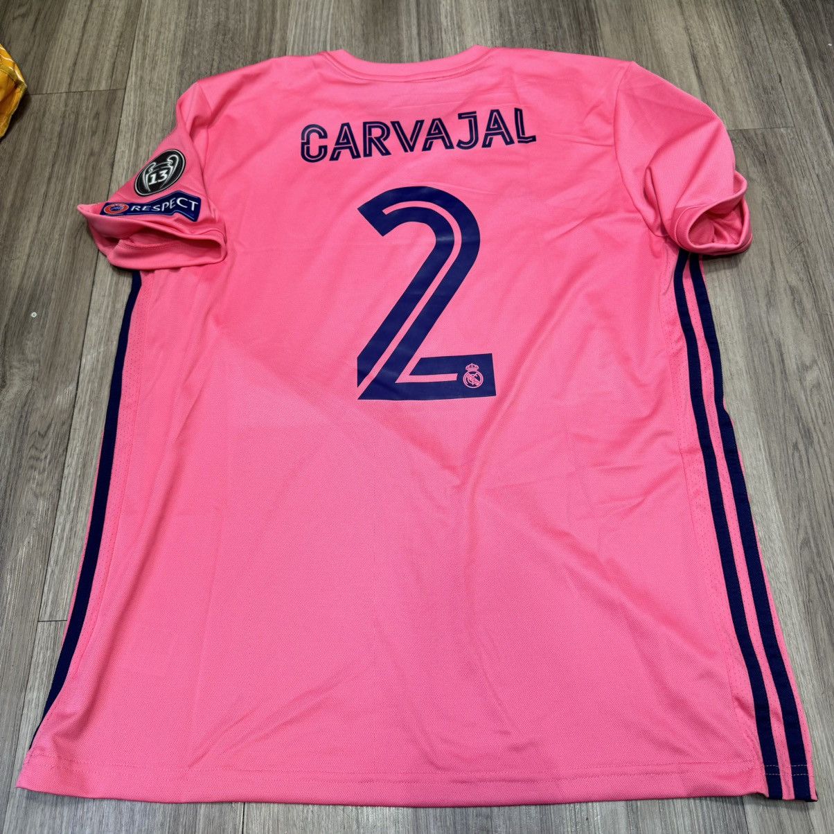 Adidas Real Madrid 20/21 C/L away shirt #2 Carvajai Size US XL / EU 56 / 4 - 2 Thumbnail