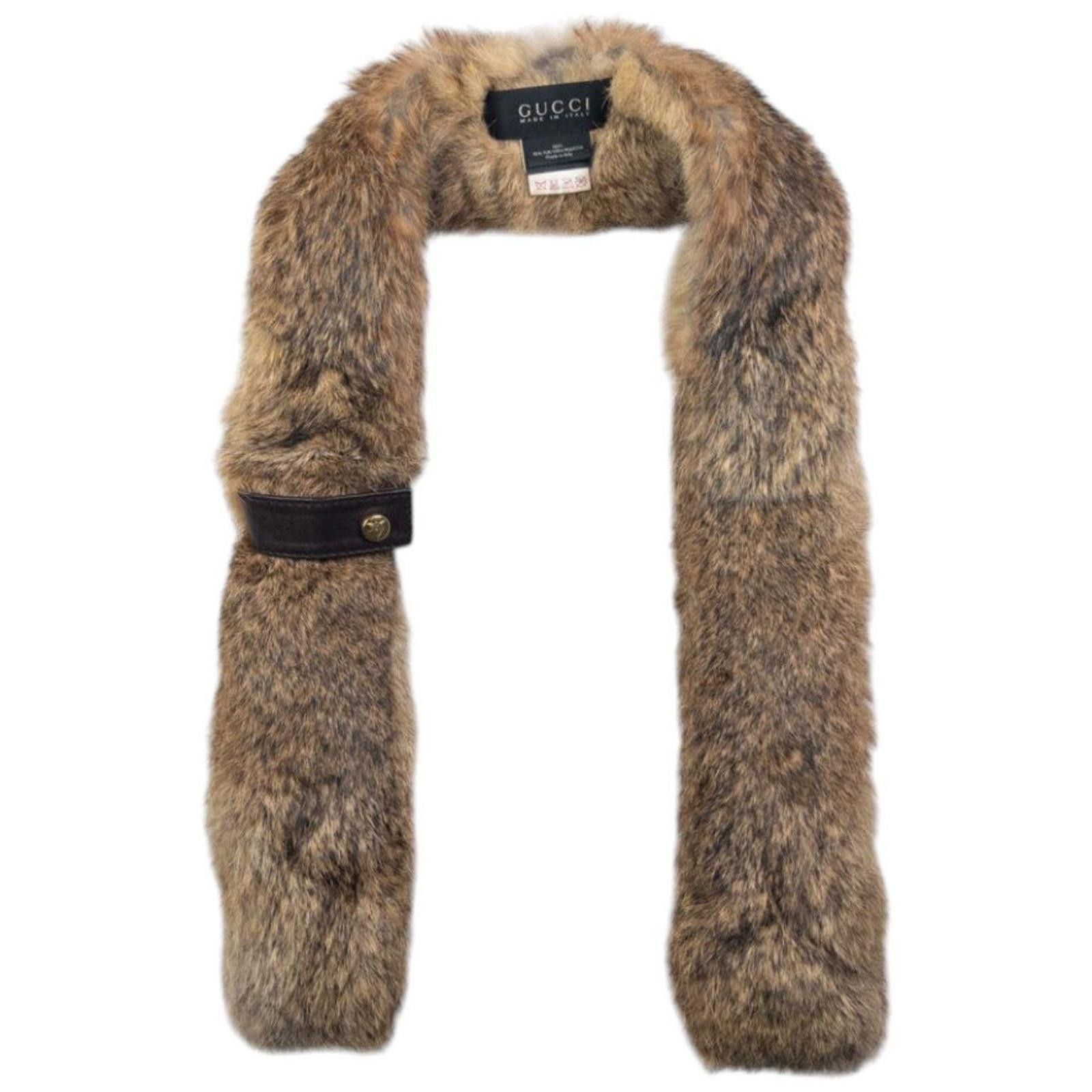 Gucci Vintage Gucci Fur Scarf Size ONE SIZE - 2 Thumbnail