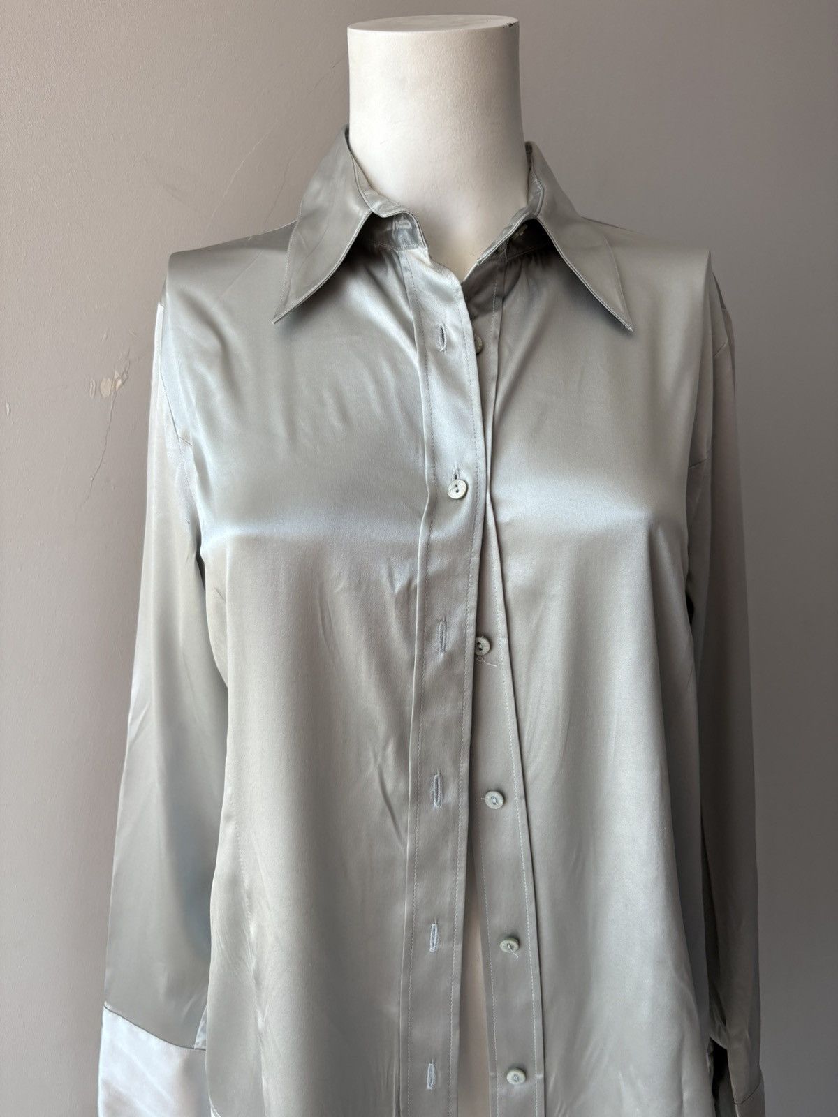 Vintage Silk and cashmere shirt Size M / US 6-8 / IT 42-44 - 16 Thumbnail