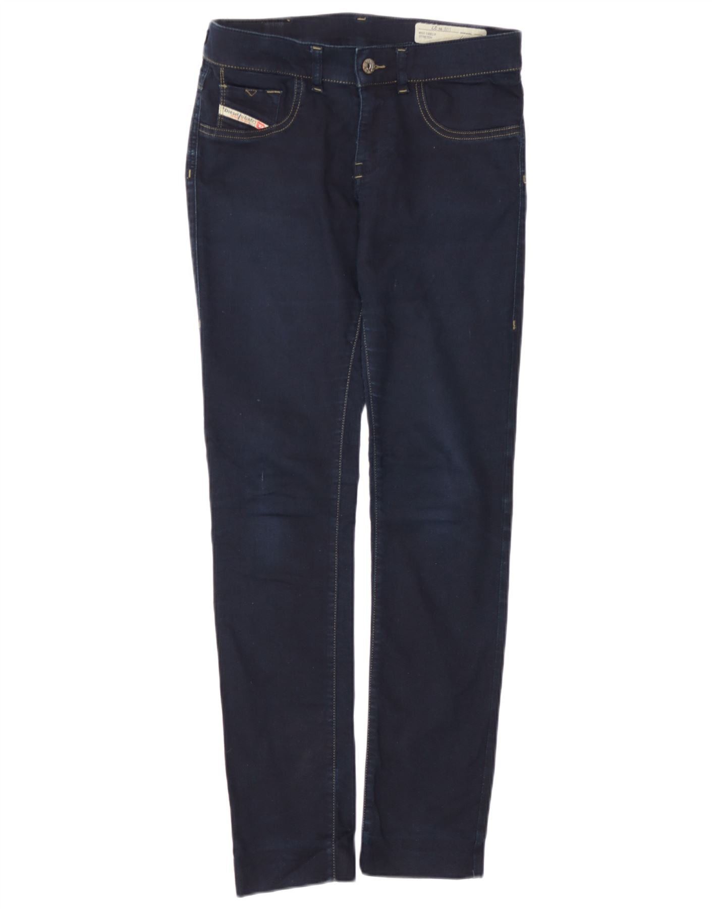 Diesel Womens Livier Low Waist Super Slim Jegging Jeans W27 L28 Nav Size 42" / US 20 - 1 Thumbnail